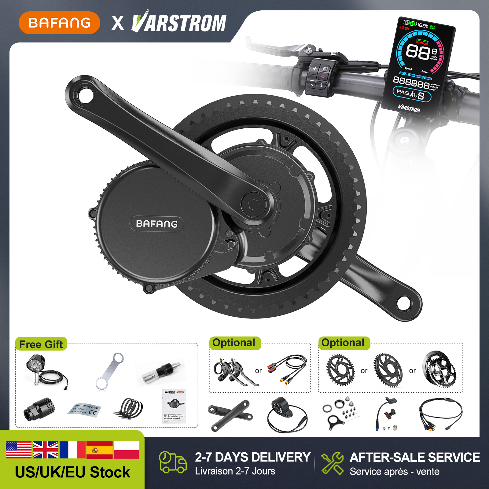 【米国株】BAFANG 48V 500W 750W 52V  - Bafang Bbshd 1000W Conversion Kit のレビューと価格