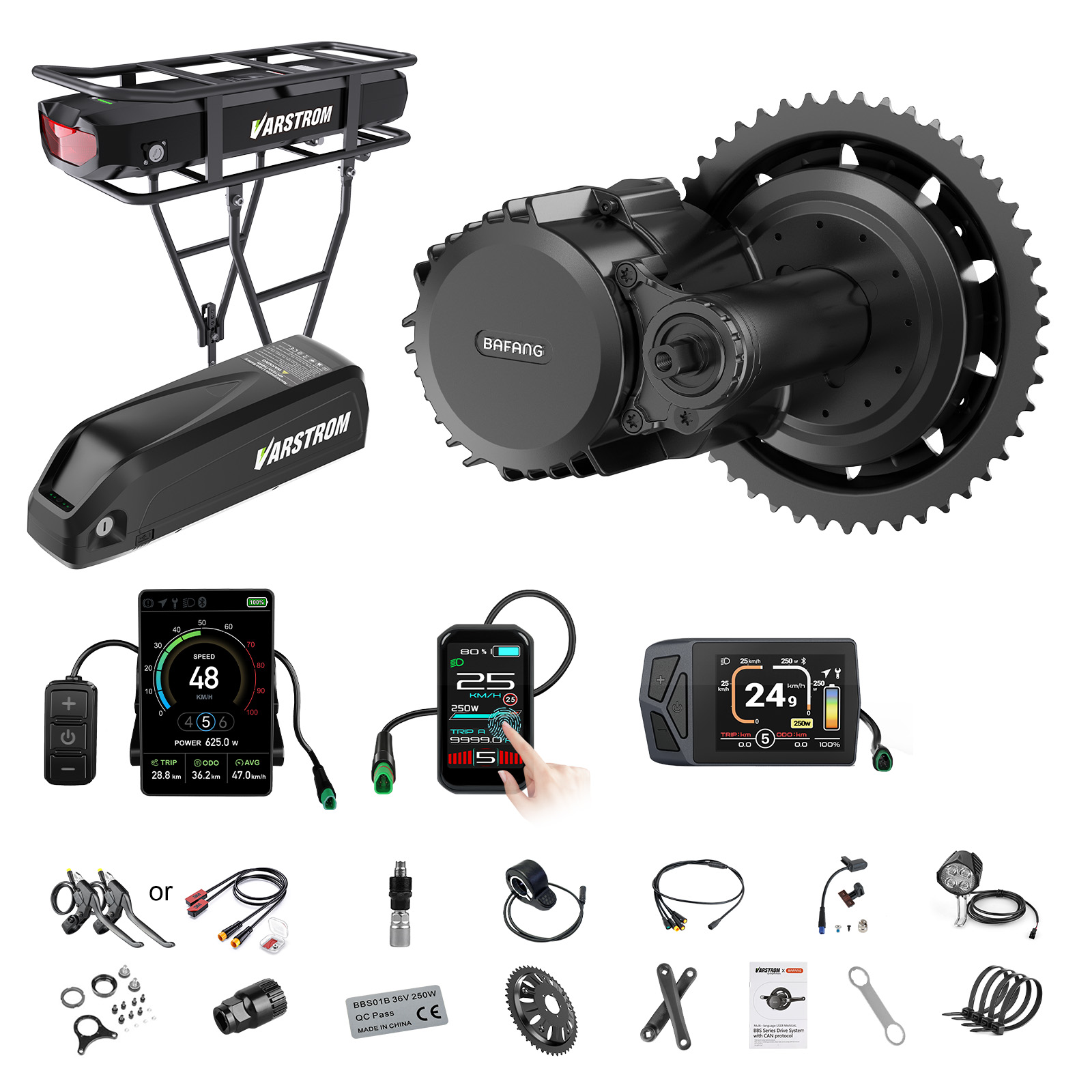【米国発送】Bafangモーター 750W 48V ミッドド - Mid Drive Motor Kit 52V 1000W のレビューと価格