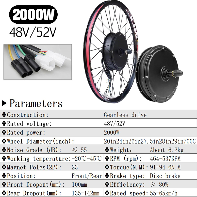 72V 5000W電動自転車キット、S966 NFCディスプ - 72V 5000W Hub Motor Kit のレビューと価格